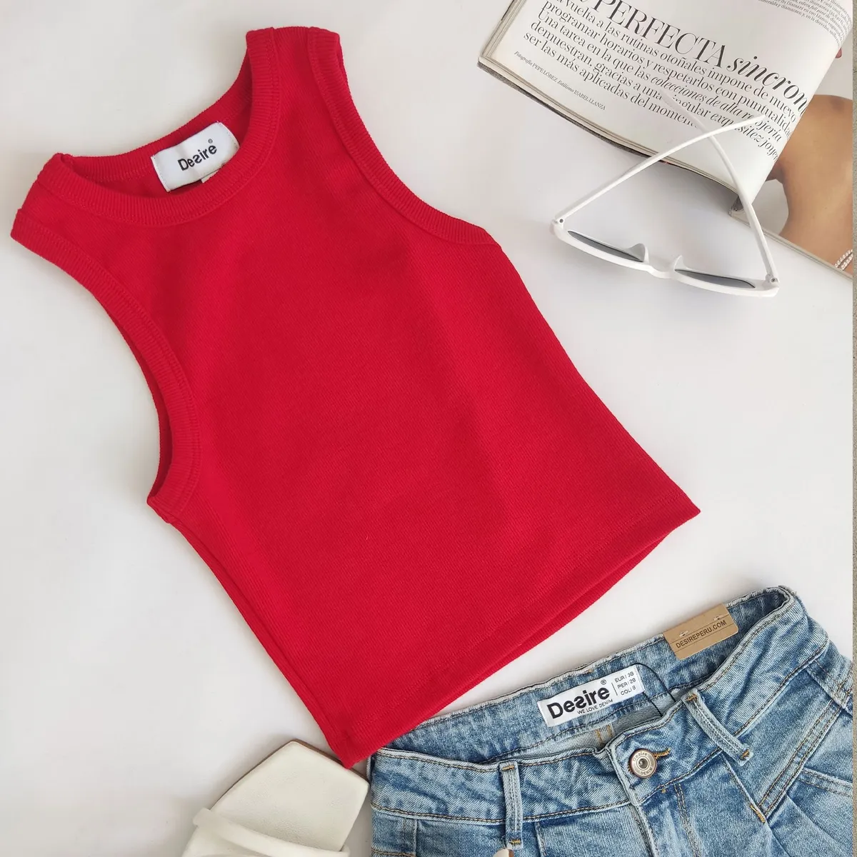 DESIRE - TANK TOP DESIRE PARA MUJER.