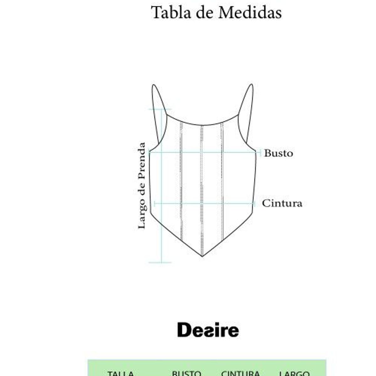 DESIRE - Top Bustier Rib Desire para Mujer.