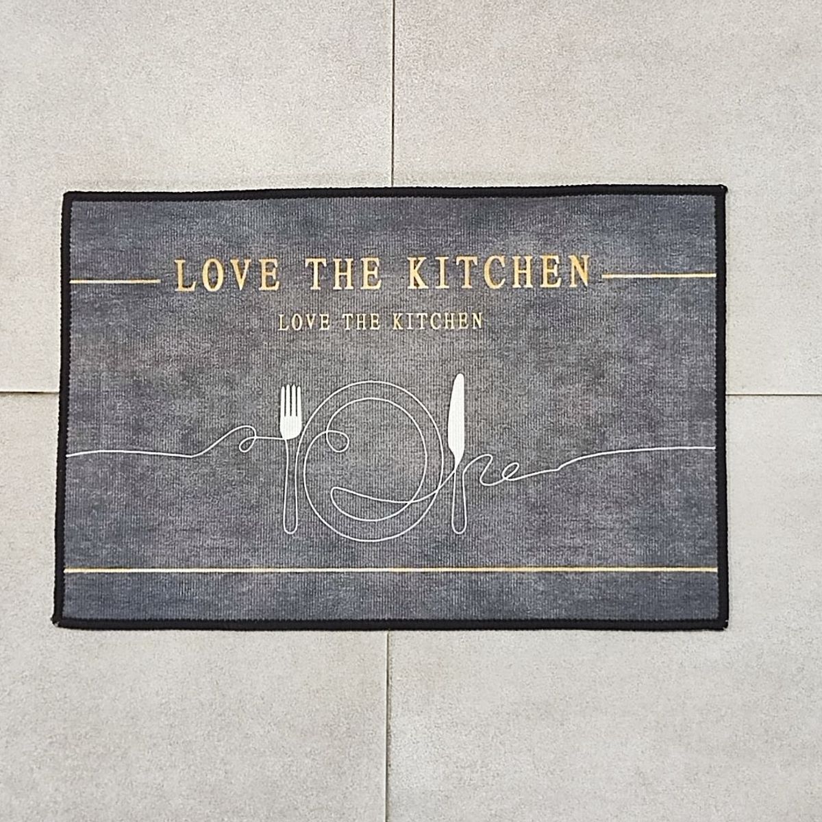 GENERICO - SET DE TAPETES PARA COCINA DISEÑO ELEGANTE