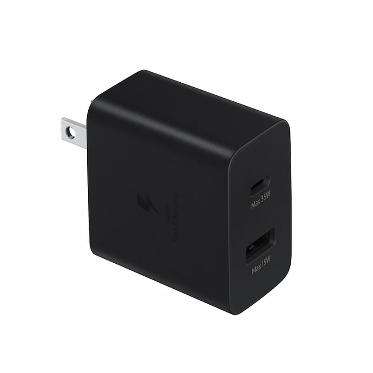 SAMSUNG - Cargador Samsung 35W Duo Super Fast Charger S21 S22 Note10 A53