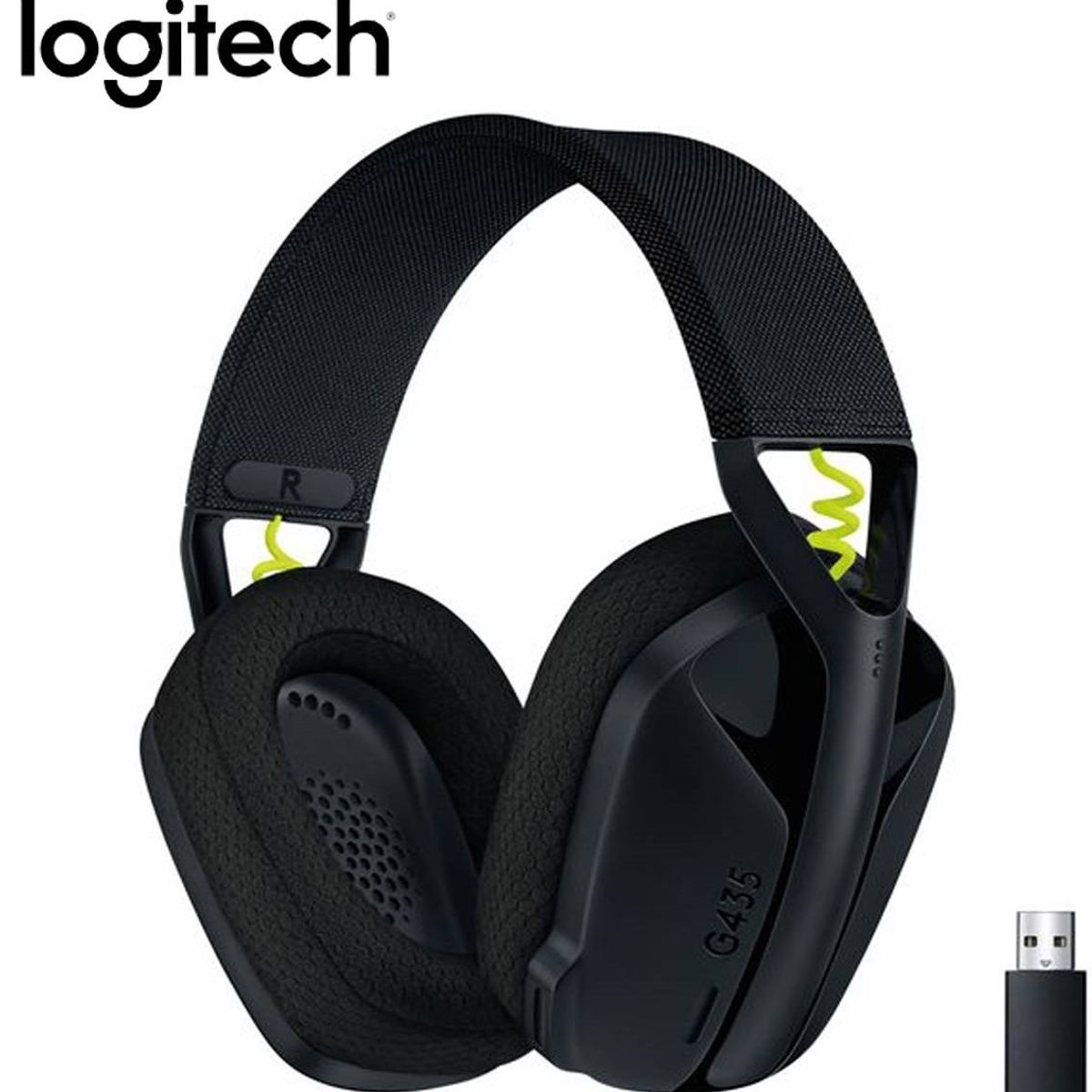 LOGITECH - audifono  logitech G435 lightspeed bluetooth negro