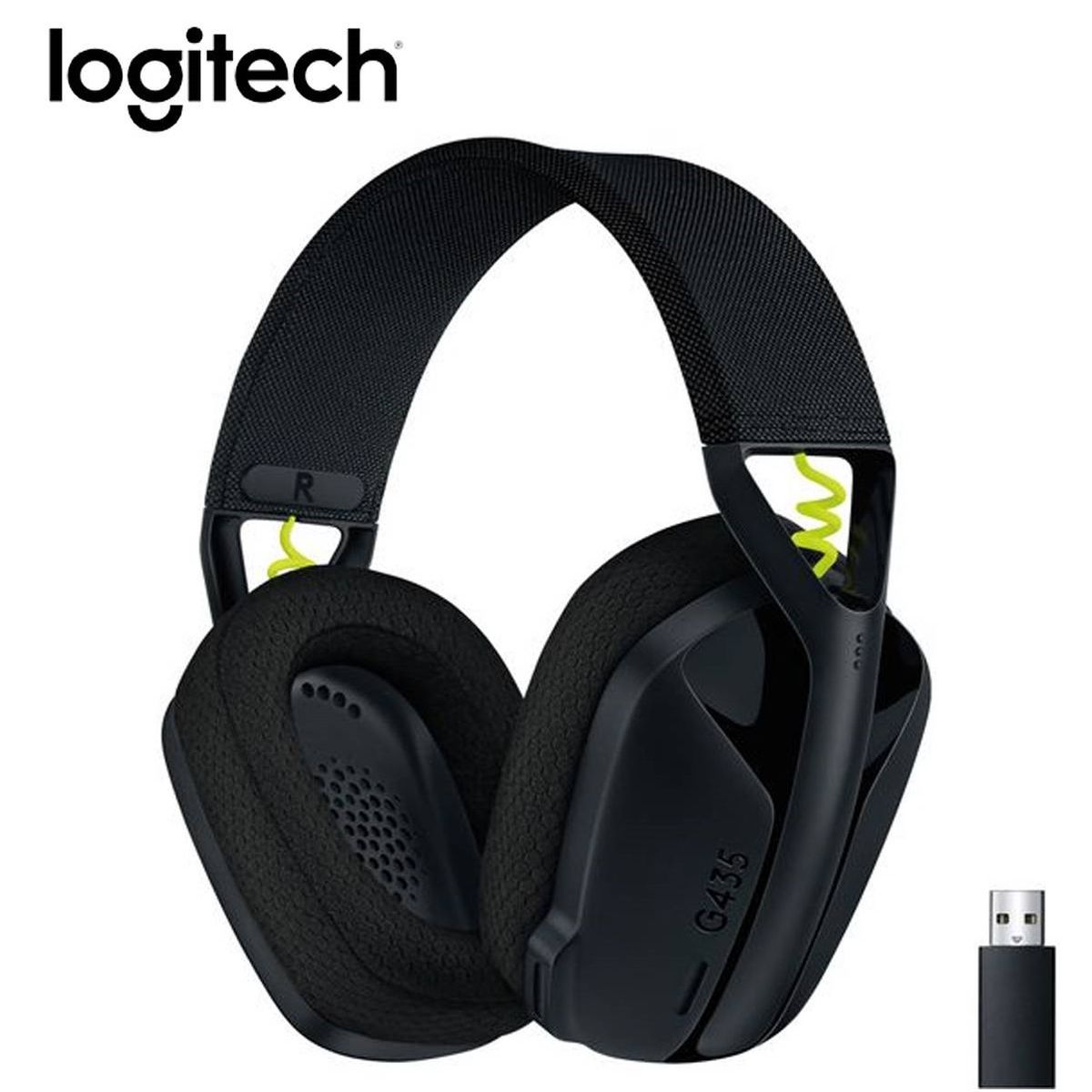 LOGITECH - audifono  logitech G435 lightspeed bluetooth negro
