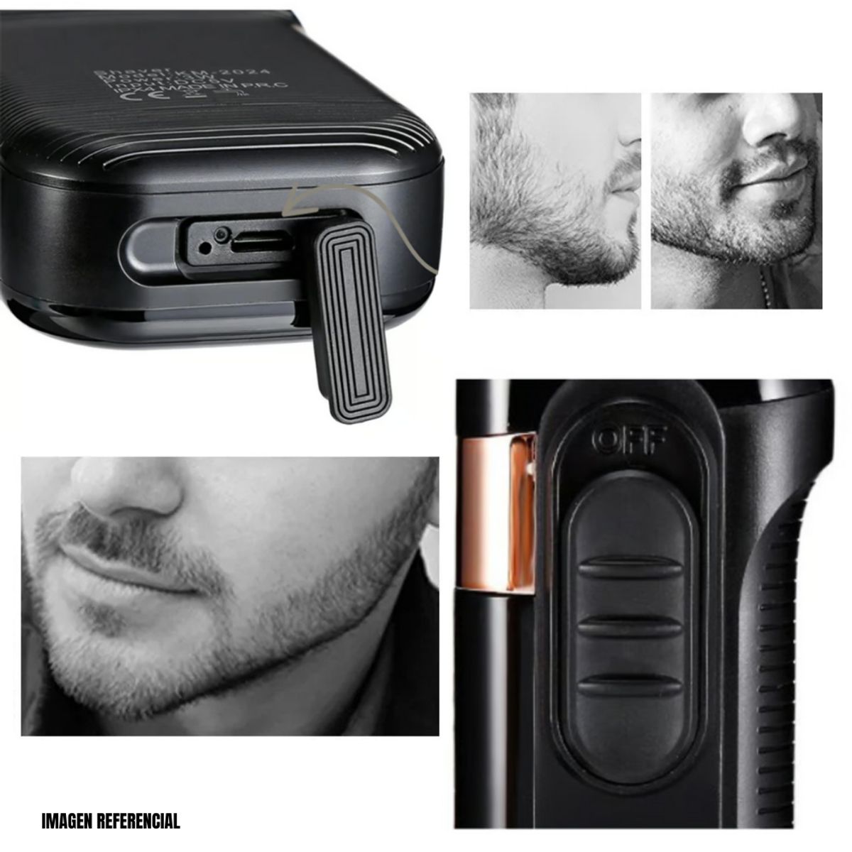 KEMEI - Afeitadora Shaver Kemei Recargable KM-2024