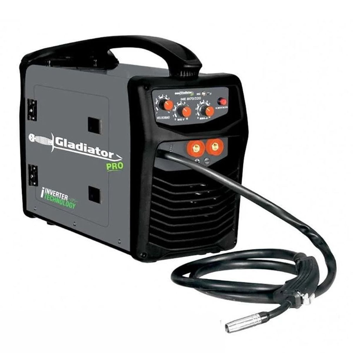 GLADIATOR - SOLDADORA INVERTER MIG ELECTRODOS 170A