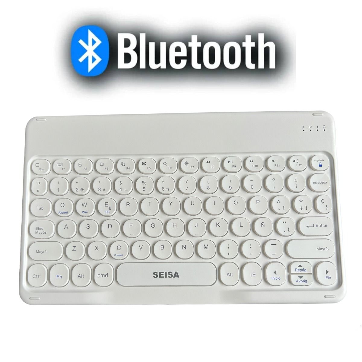 GENERICO - Mini Teclado Inalambrico Ultra Delgado Bluetooth 3.0 Tablet Cel