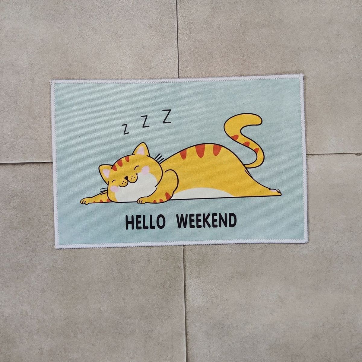 GENERICO - TAPETE DE PUERTA  HELLO