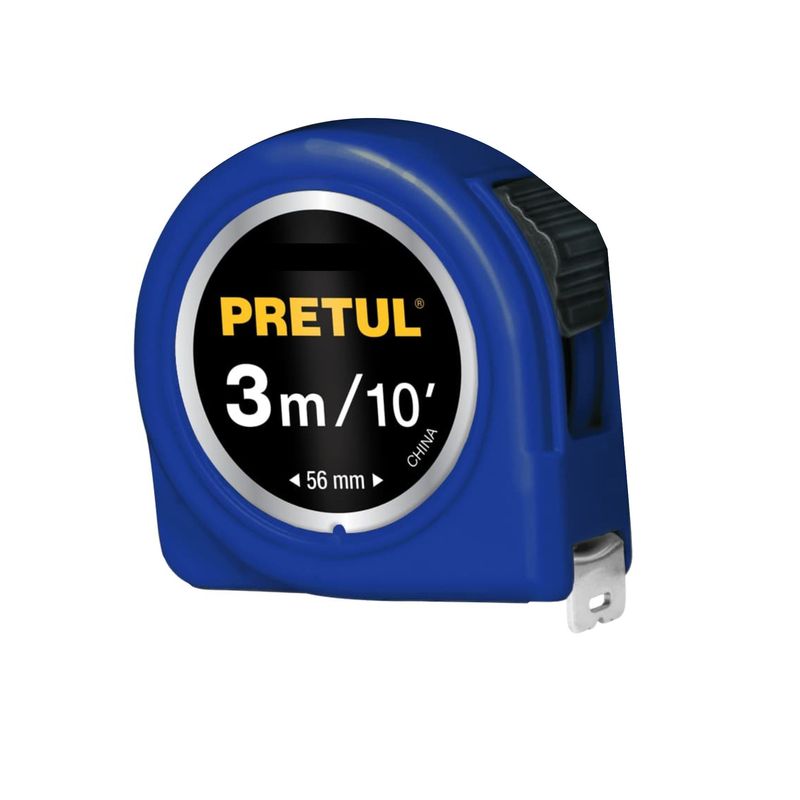 PRETUL - Wincha cinta métrica 3m Azul Pretul