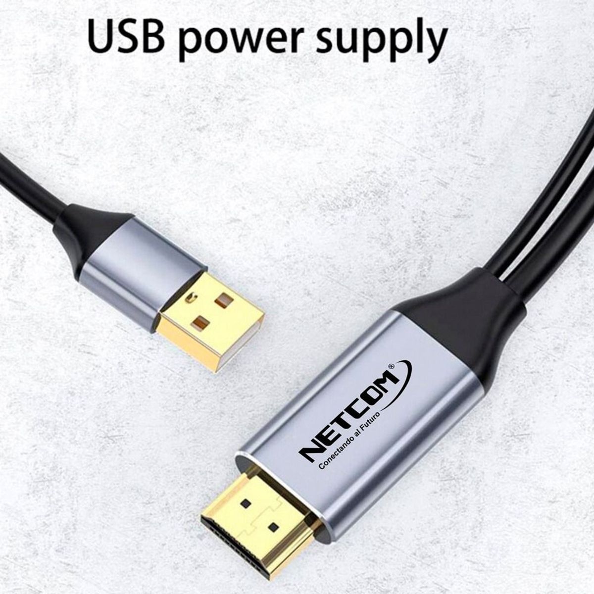 NETCOM - Cable Adaptador Premium HDMI a Displayport hembra 4k 60Hz NETCOM