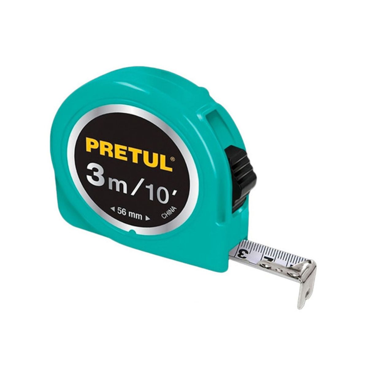 PRETUL - Wincha cinta métrica 3m Verde Agua Pretul