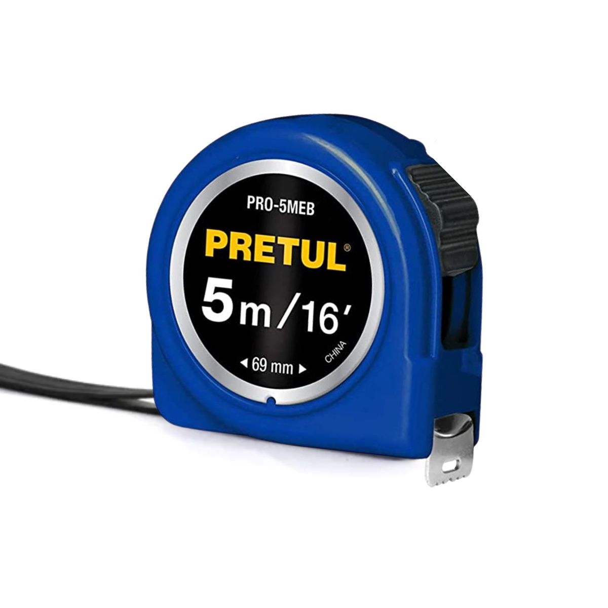 PRETUL - Wincha cinta métrica 5m Azul Pretul