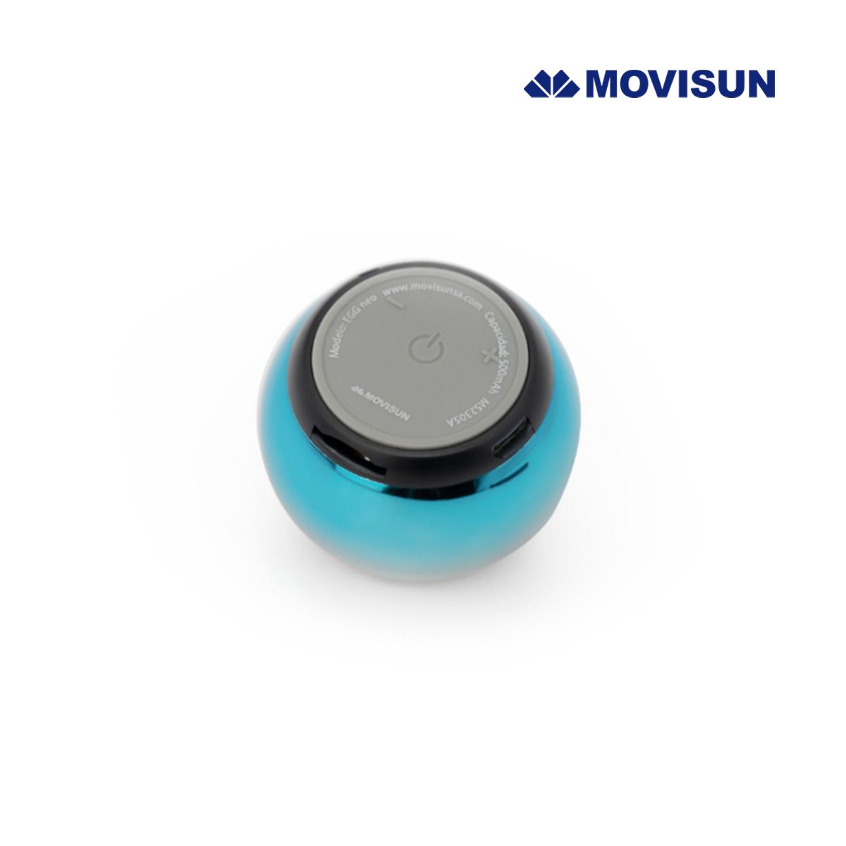 MOVISUN - Mini Parlante Bluetooth Movisun EGG NEO verde con plateado