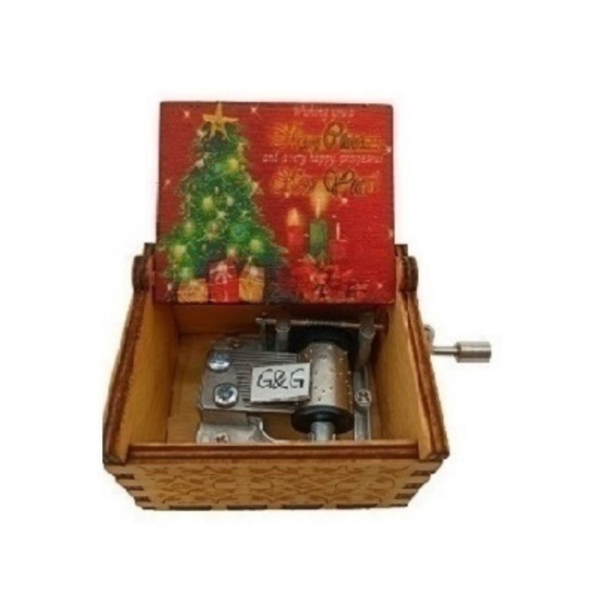 SHEEPBUSTER - MERRY CHRISTMAS MC11 Cajita Musical Rojo