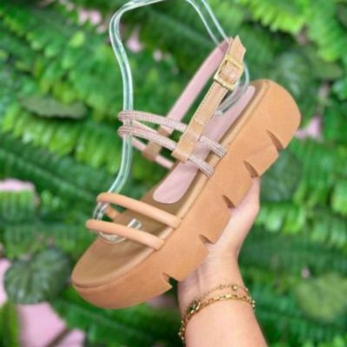 GENERICO - 015L-48 Sandalia Mujer Aiko Jimenez Camel