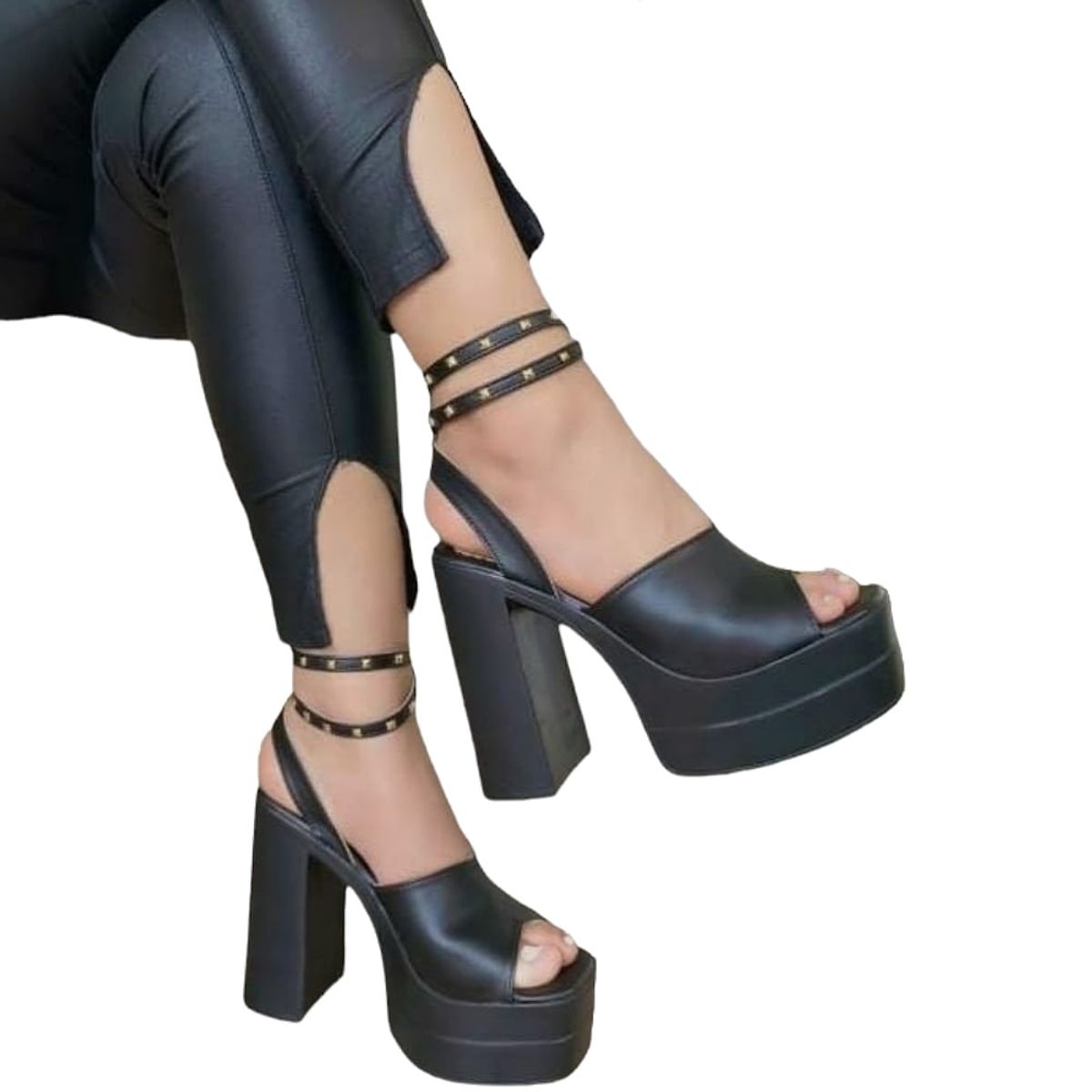 GENERICO - Sandalia Mujer Gladis Moreno 12 Color Negro