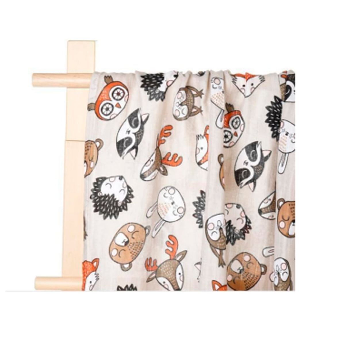 GENERICO - Manta de Muselina Suave para Bebé 100% Algodón 110 x 120 cm