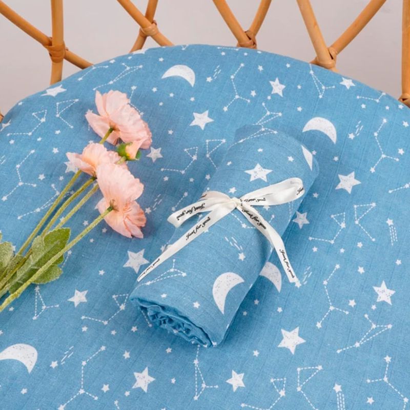 GENERICO - Manta de Muselina Suave para Bebé 100% Algodón 110 x 120 cm