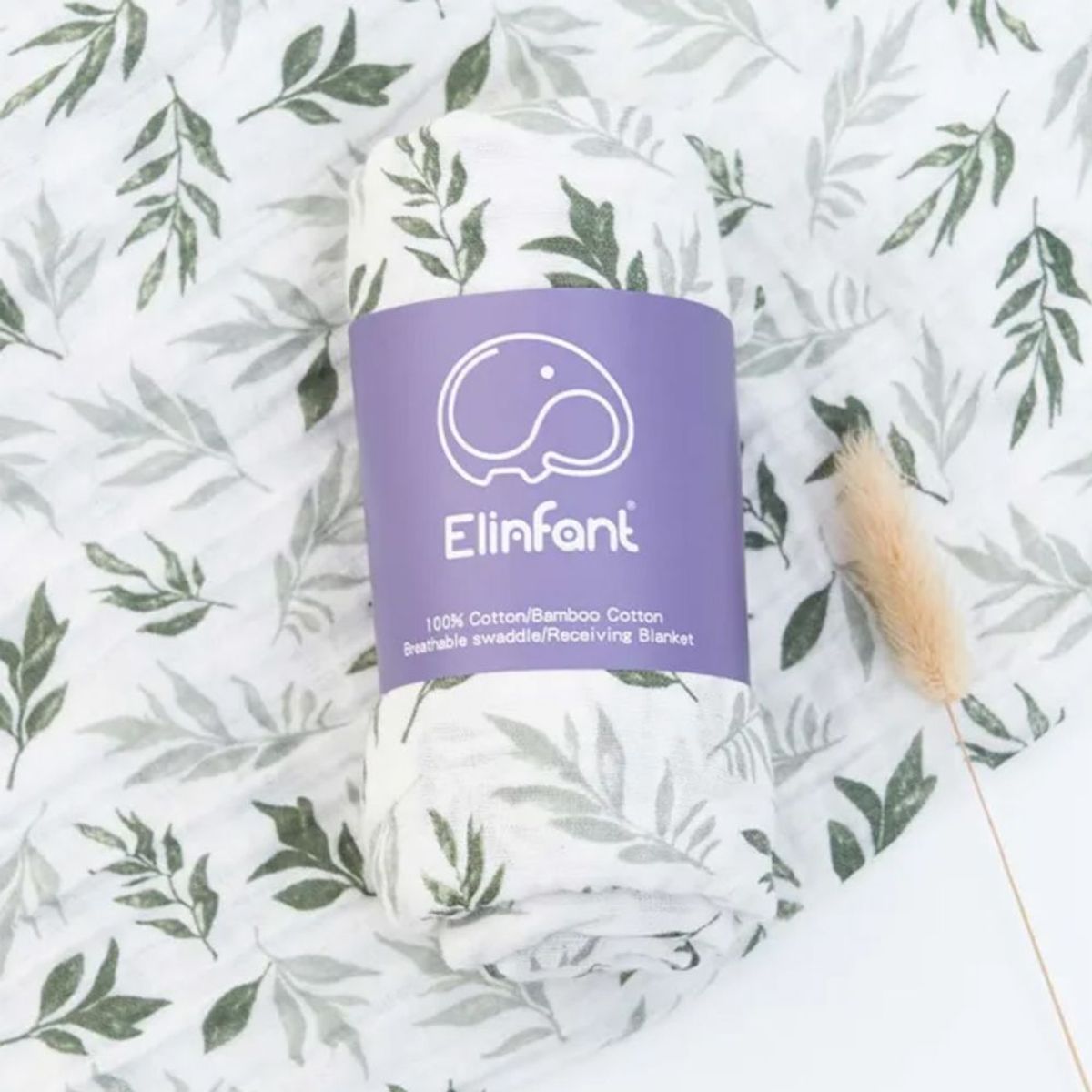 GENERICO - Manta de Muselina Suave para Bebé 100% Algodón 110 x 120 cm