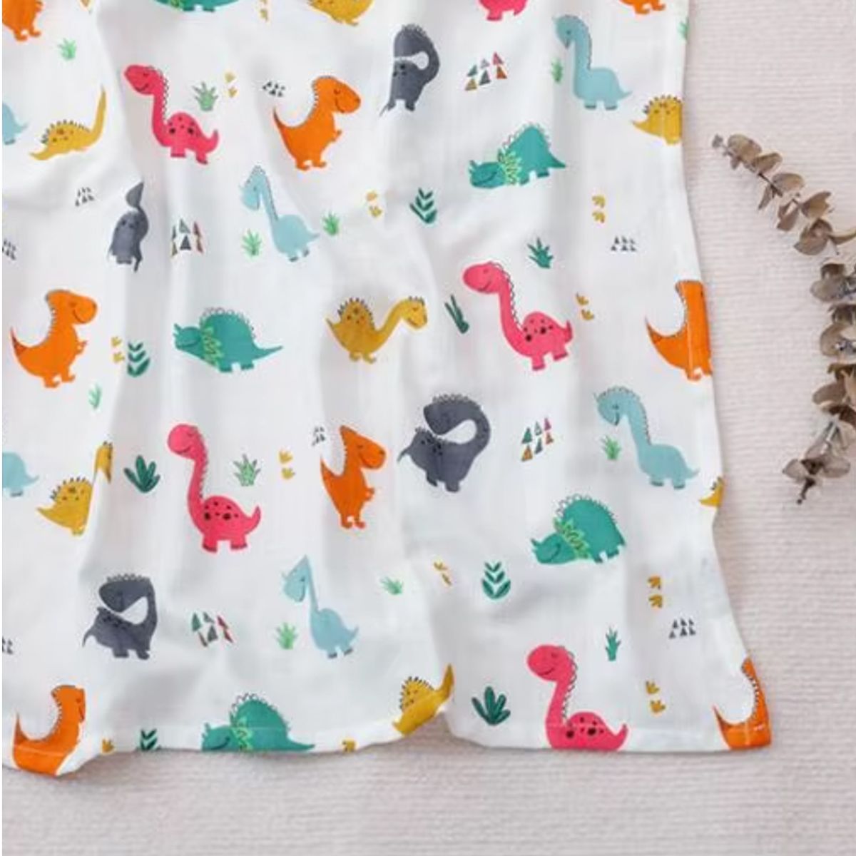 GENERICO - Manta de Muselina Suave para Bebé 100% Algodón 110 x 120 cm
