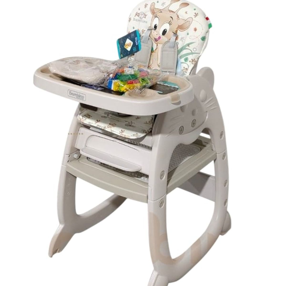 BABY - Silla Comedor para Bebe Multifuncional con Plato y Babero