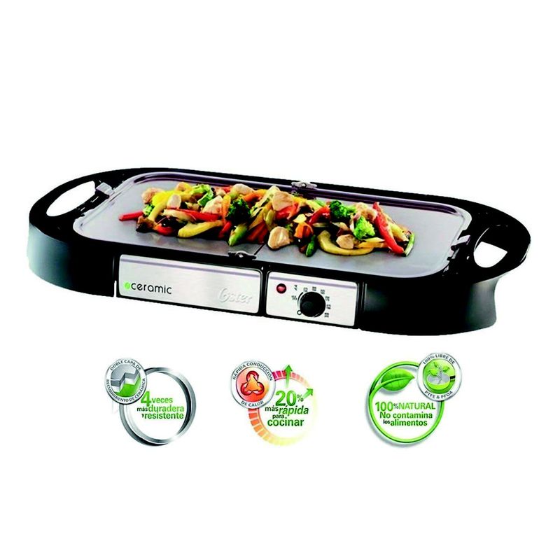 OSTER - Plancha Freidora Bioceramic CKSTGR3008