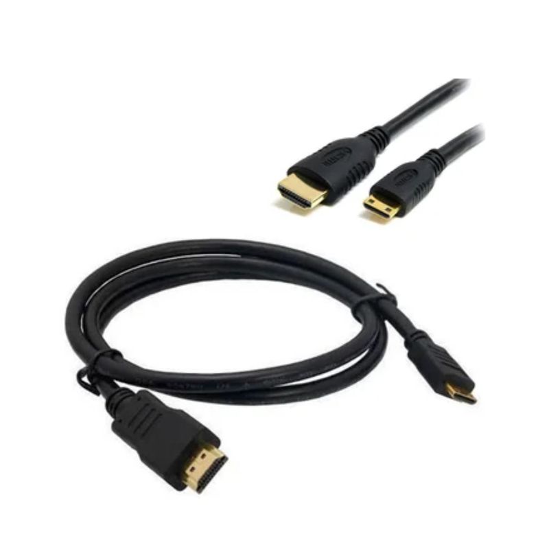 GENERICO - Cable Mini Hdmi A Hdmi 1.5 Metros Full Hd 1080p PVC