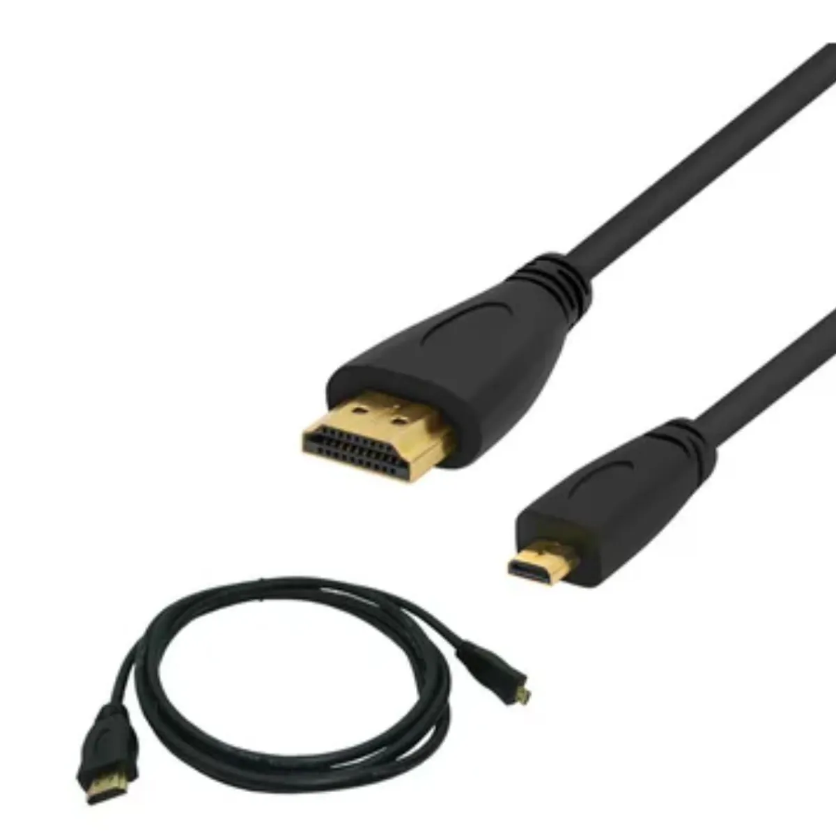 GENERICO - Cable Micro Hdmi A Hdmi 1.5 Metros Full Hd 1080p PVC
