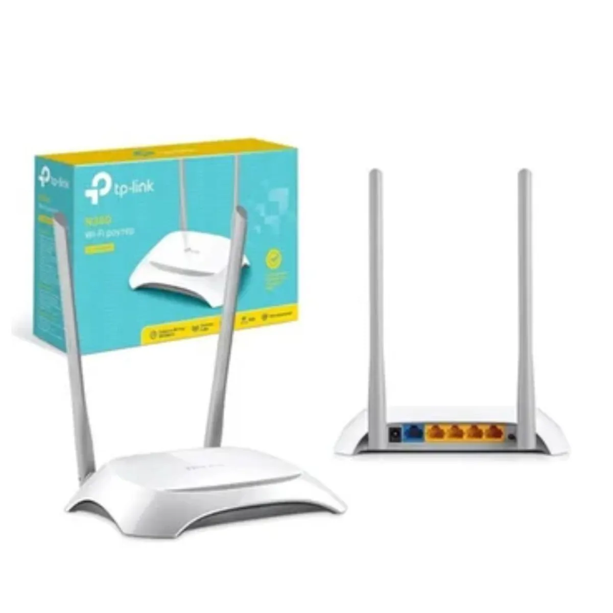 TP LINK - Router TP-LINK 300Mbps TL-WR840N 4 en 1 2 antenas punto de acceso WISP