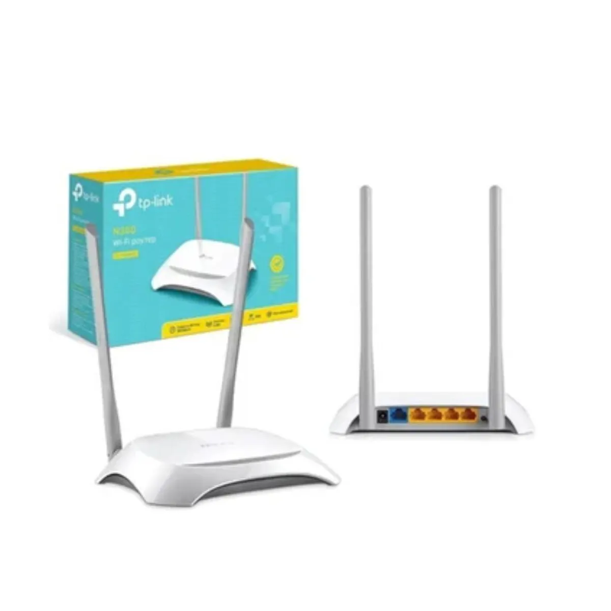 TP LINK - Router TP-LINK 300Mbps TL-WR840N 4 en 1 2 antenas punto de acceso WISP
