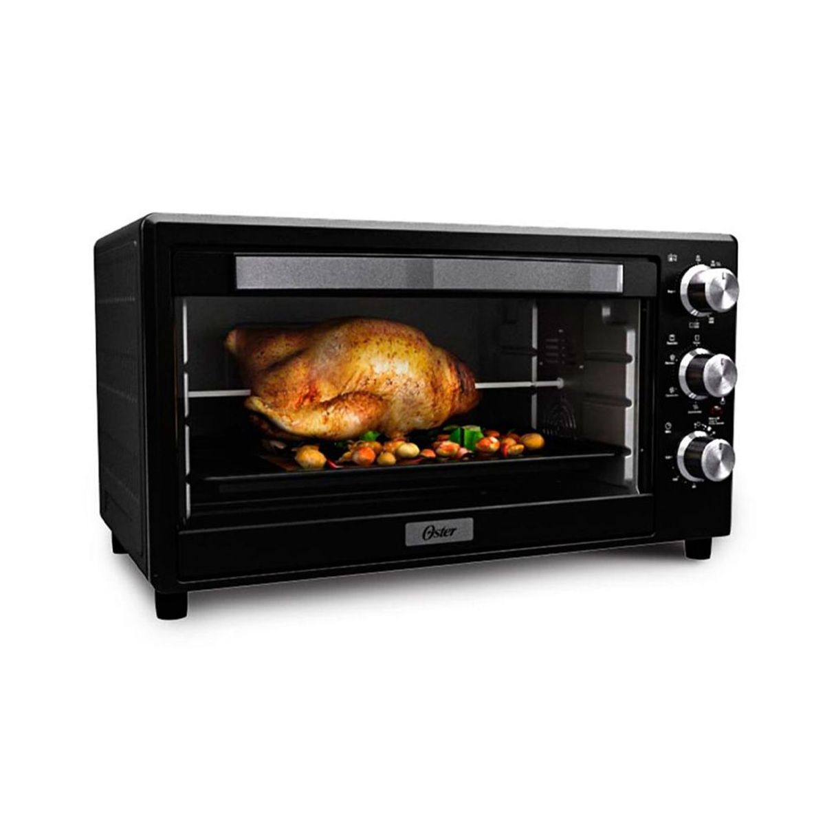 OSTER - Horno Eléctrico Oster 60 Litros TSSTTVLC60L  Negro