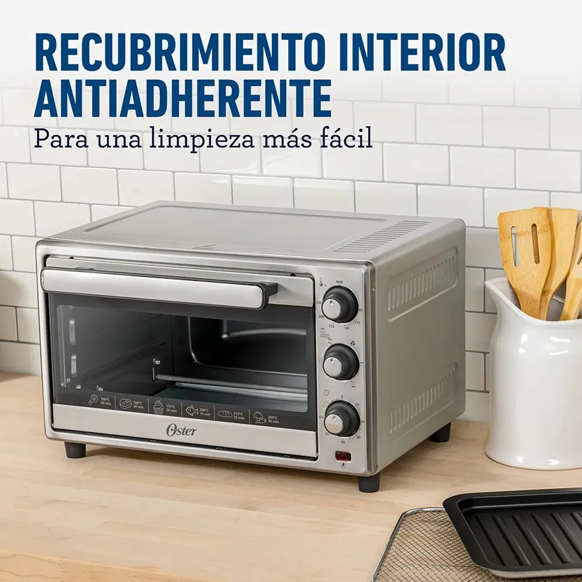 OSTER - Horno Oster de 25 Litros  con freidora de aire TSSTTVLS25