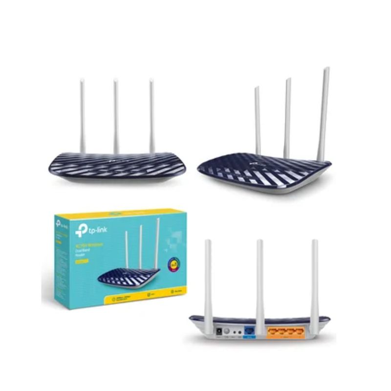 TP LINK - Router TP-LINK 433Mbps Archer C20 3 en 1 repetidor punto de acceso 3 A