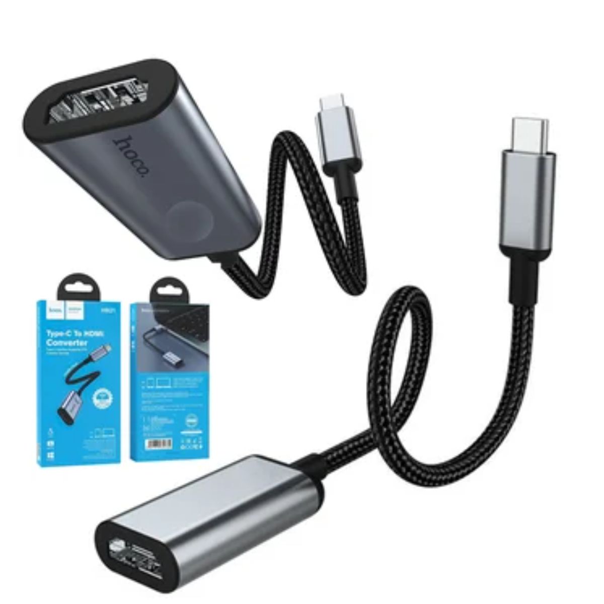 GENERICO - Convertidor Usb 3.1 Tipo C a Hdmi Hoco Adaptador Mac Video 4k 30hz