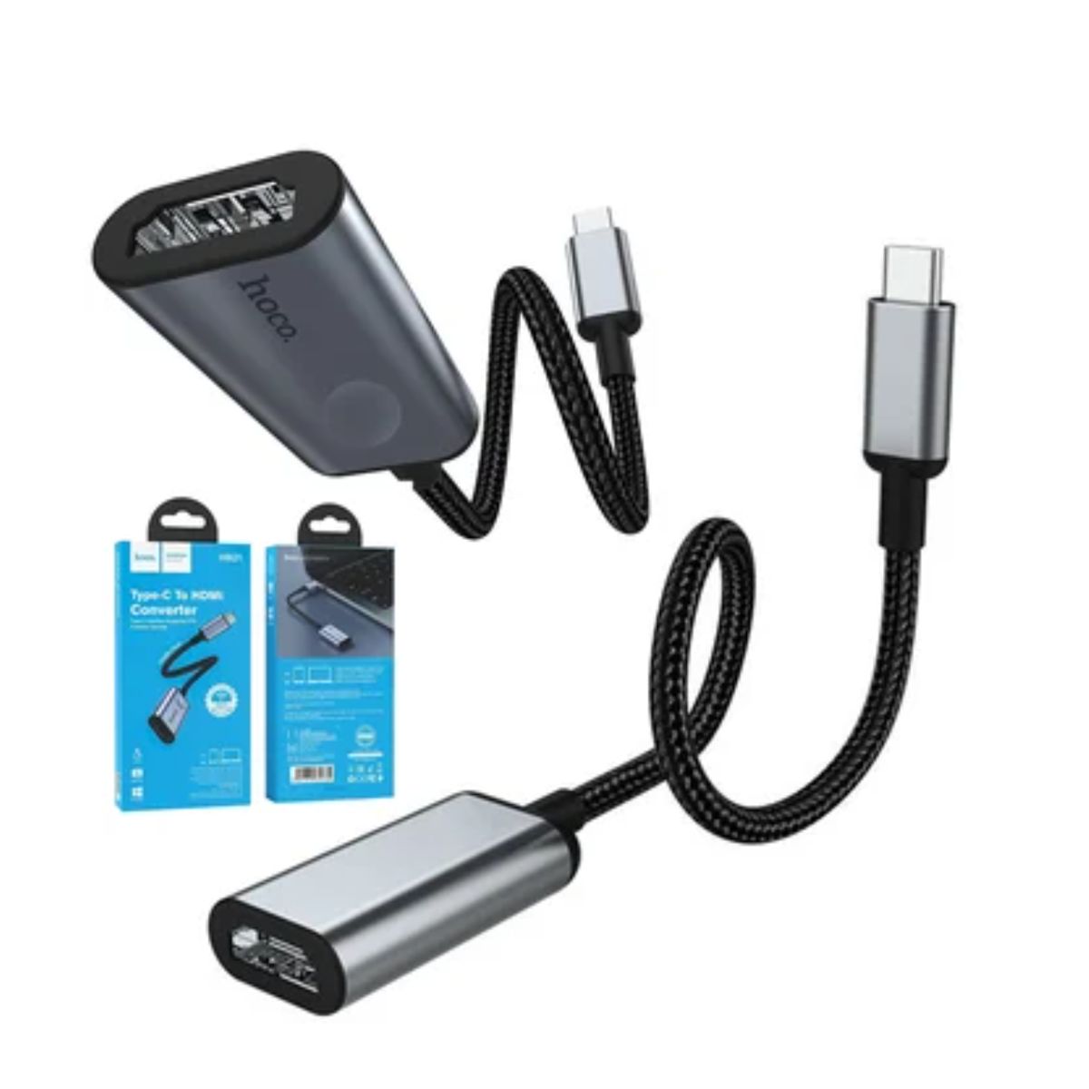 GENERICO - Convertidor Usb 3.1 Tipo C a Hdmi Hoco Adaptador Mac Video 4k 30hz