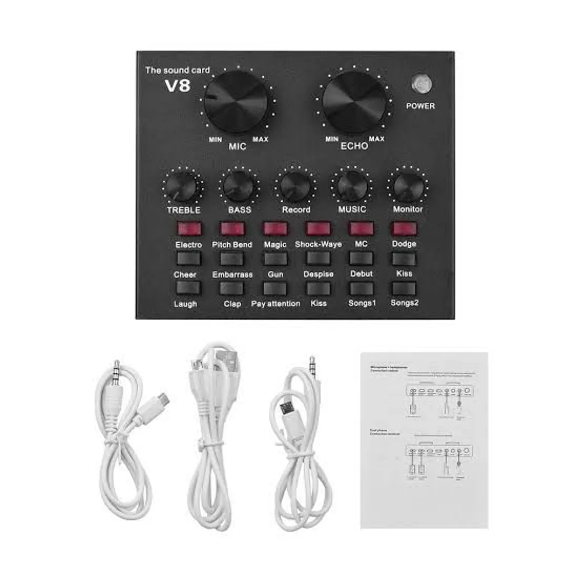 OEM - Interfaz de Audio V8 para estudio de grabación