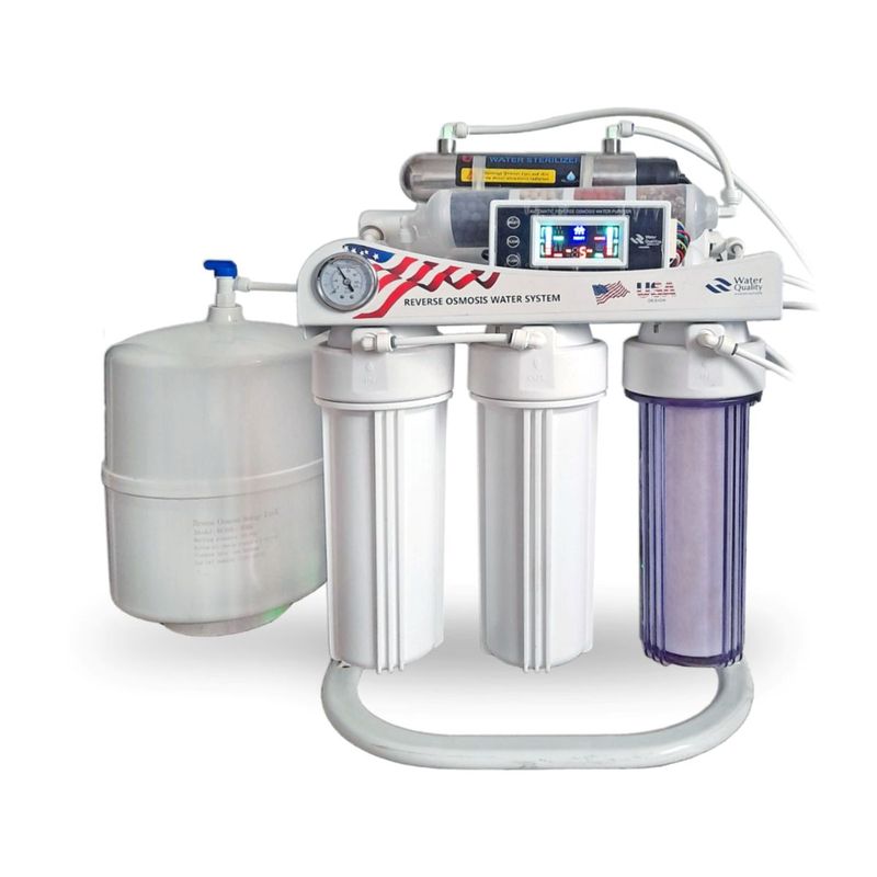 GENERICO - Purificador de Osmosis Inversa con medidor de TDS y UV de 100GPD