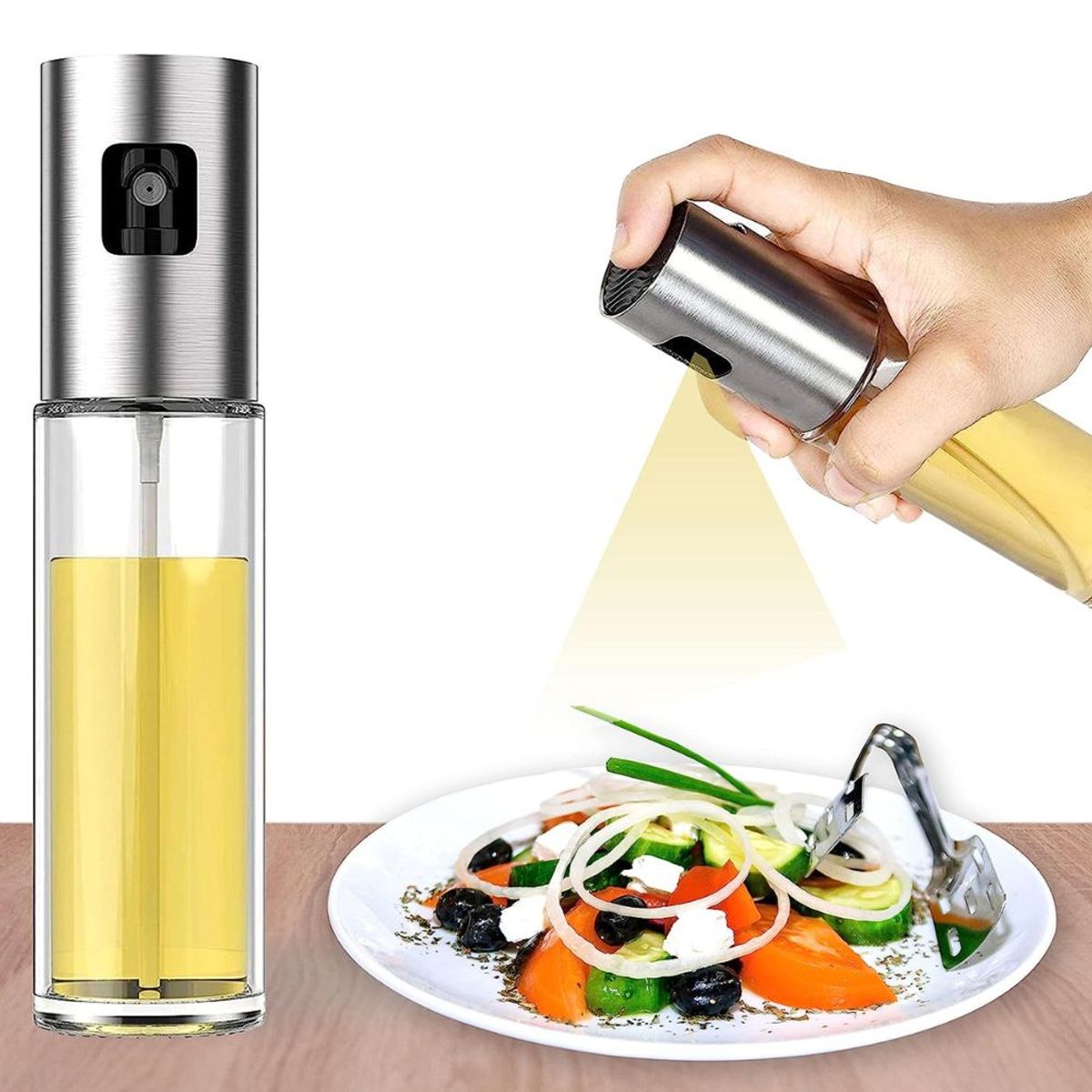 INSPIRA - Dispensador de Aceite en Spray de Cocina para Ensalada Parrilla