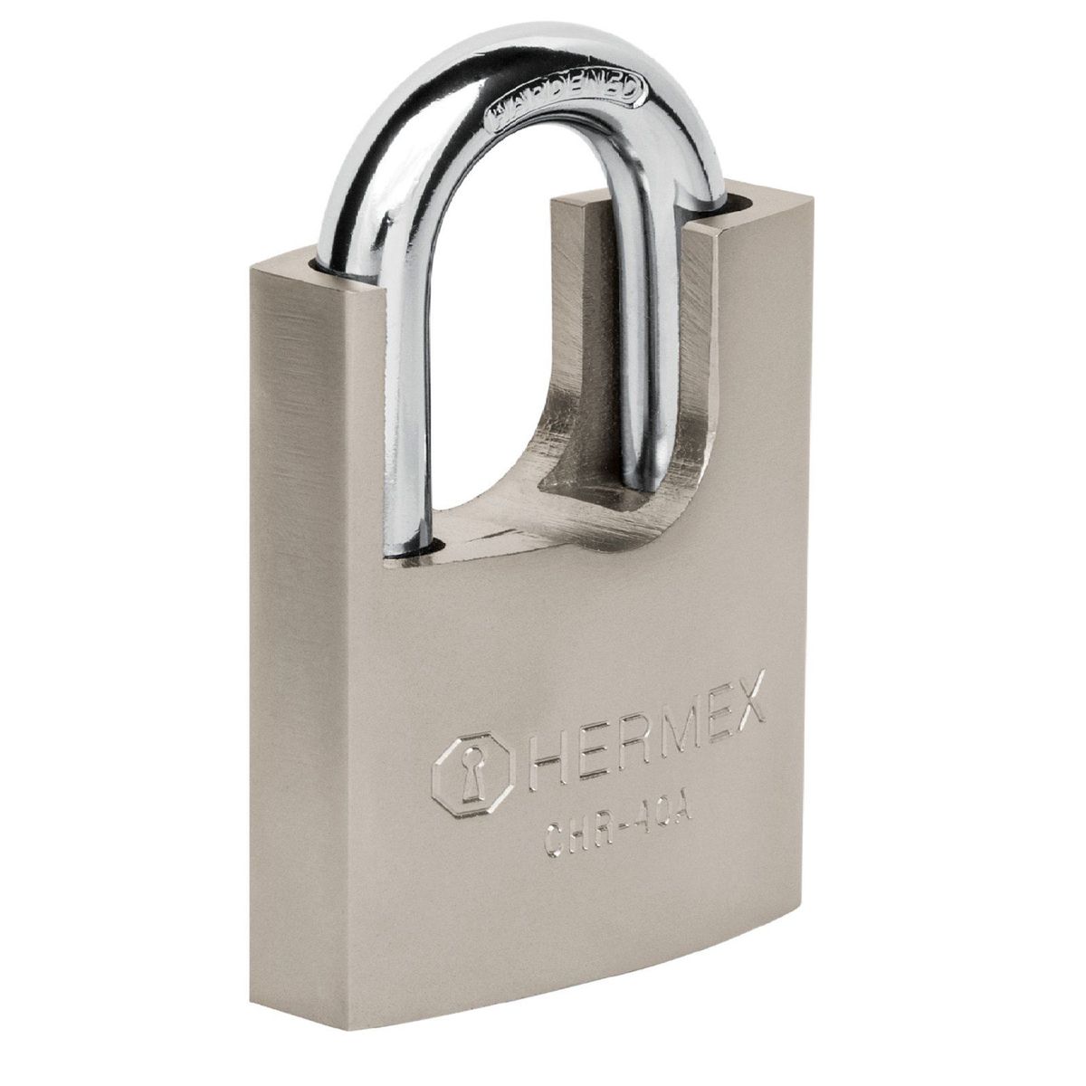 HERMEX - Candado de Hierro 60mm Tipo Abloy Hermex 43314 - Plateado