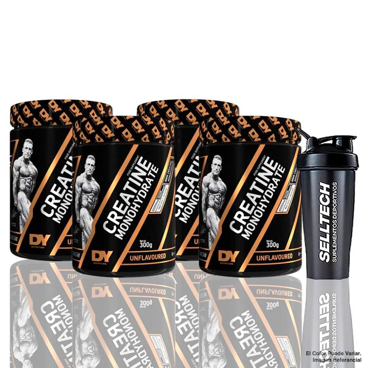 DORIAN YATES - Creatinas Dorian Yates de 300gr 4und - Creatinas Monohidratada