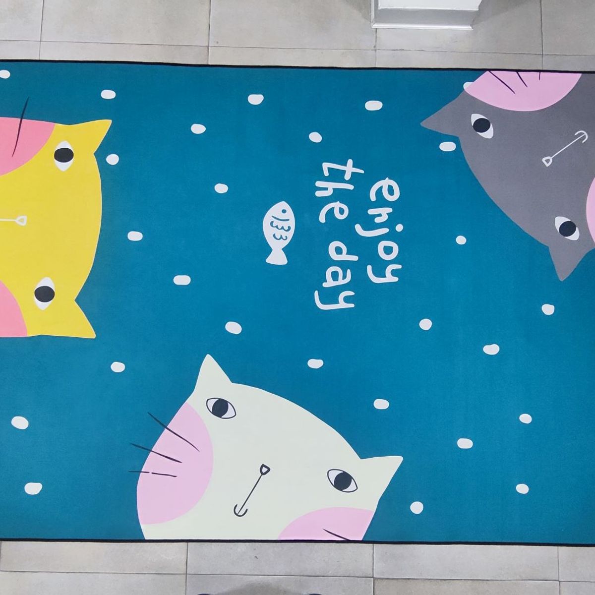 GENERICO - ALFOMBRA PARA DORMITORIO GATO