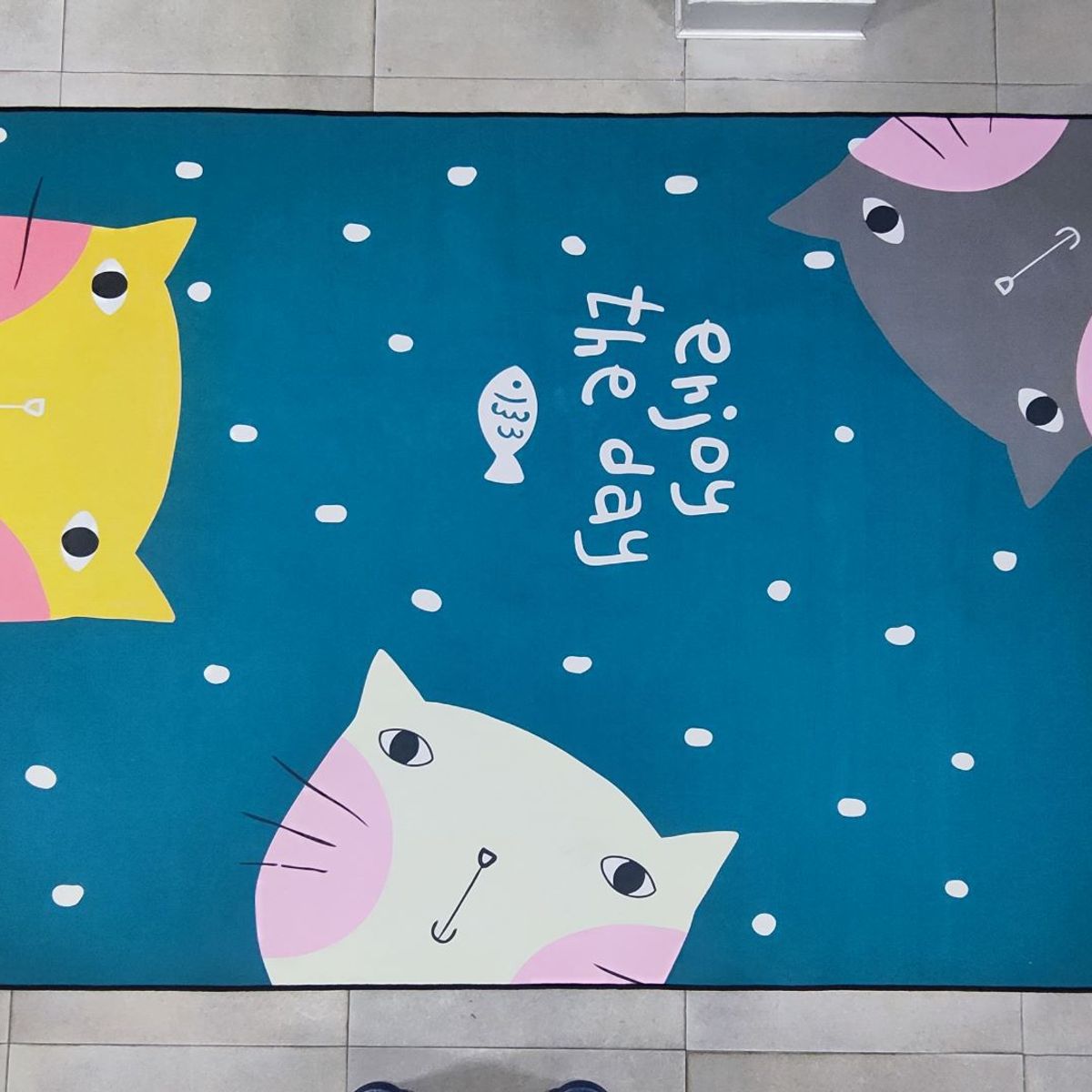 GENERICO - ALFOMBRA PARA DORMITORIO GATO