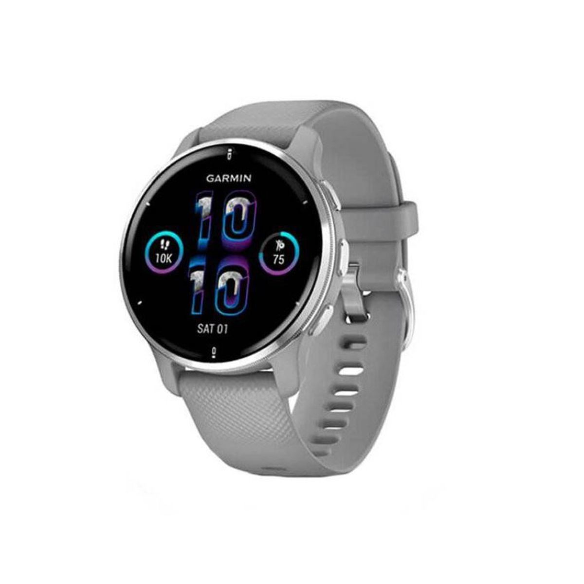 GARMIN - VENU 2 PLUS PLATEADO/GRIS (CORREA SPORT GRIS)