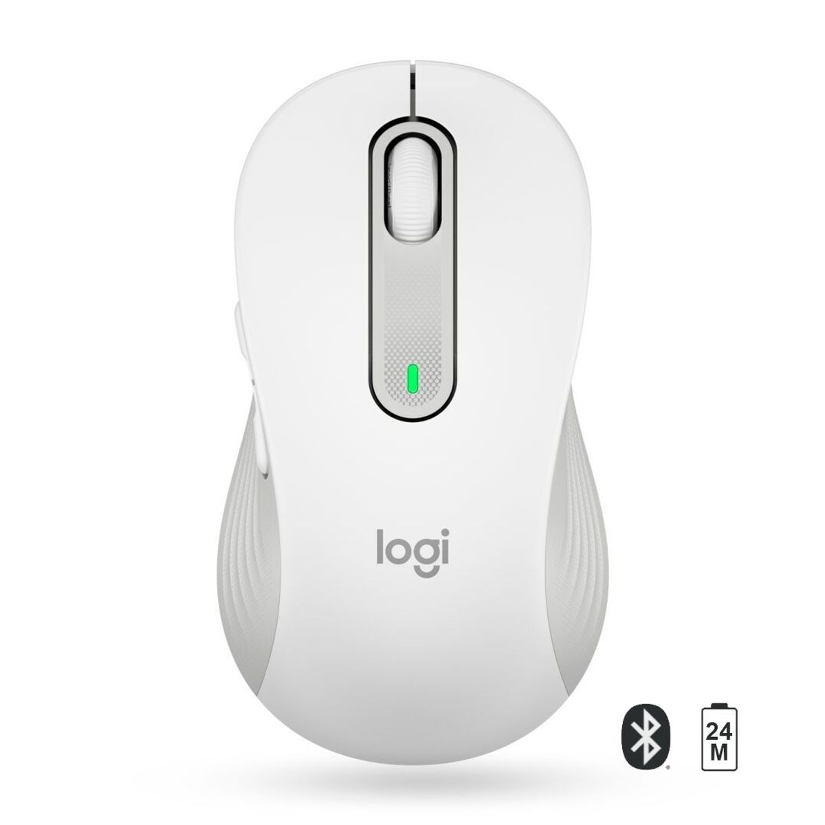 LOGITECH - Mouse Logitech M650 bluetooth USB Scroll Rapido - Blanco
