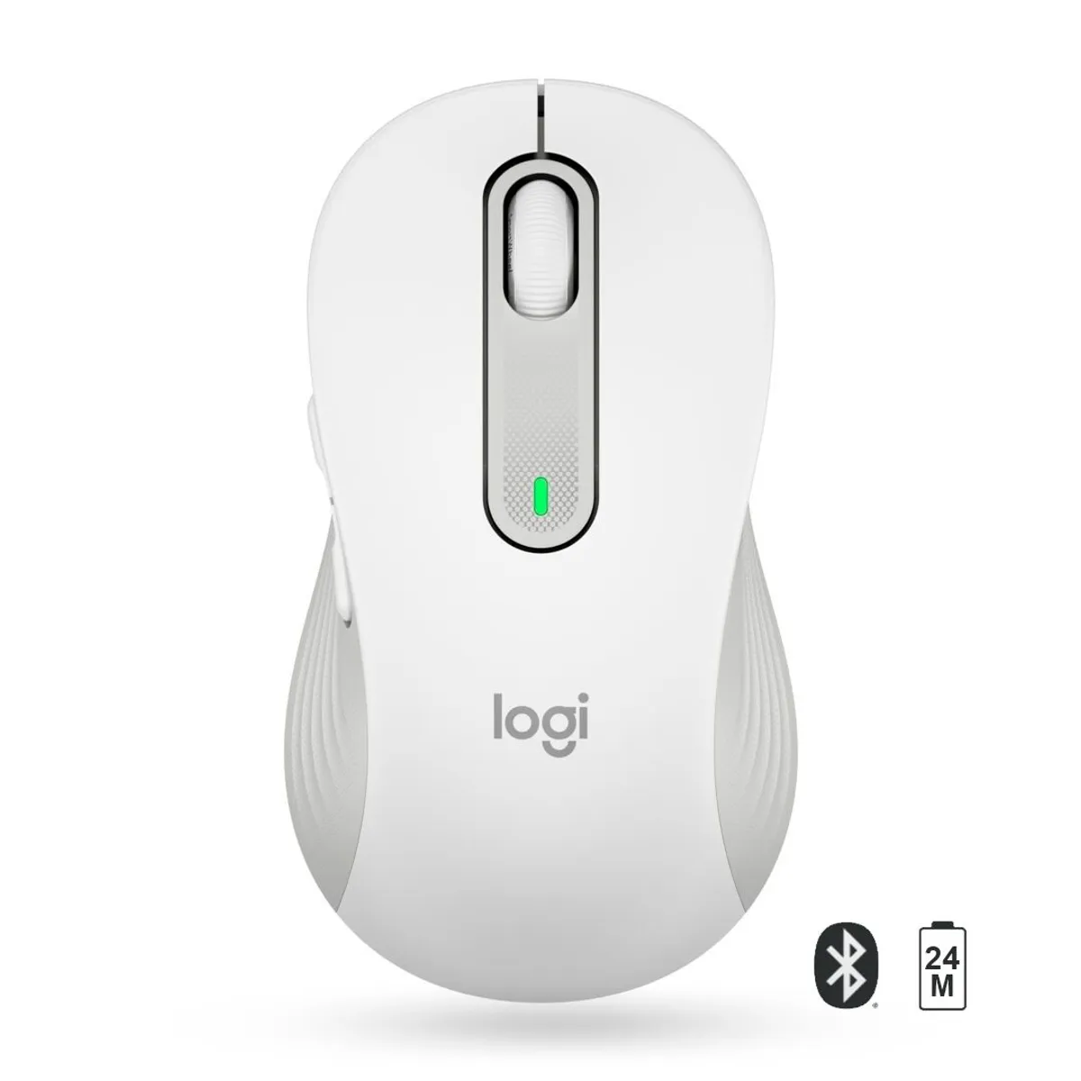LOGITECH - Mouse Logitech M650 bluetooth USB Scroll Rapido - Blanco