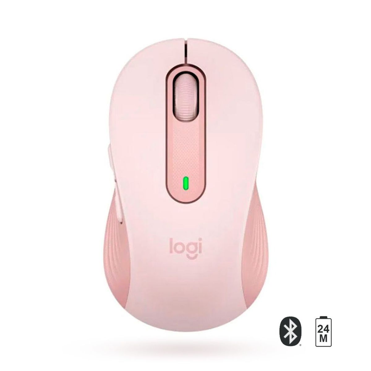LOGITECH - Mouse Logitech M650 bluetooth USB Scroll Rapido - Rosa