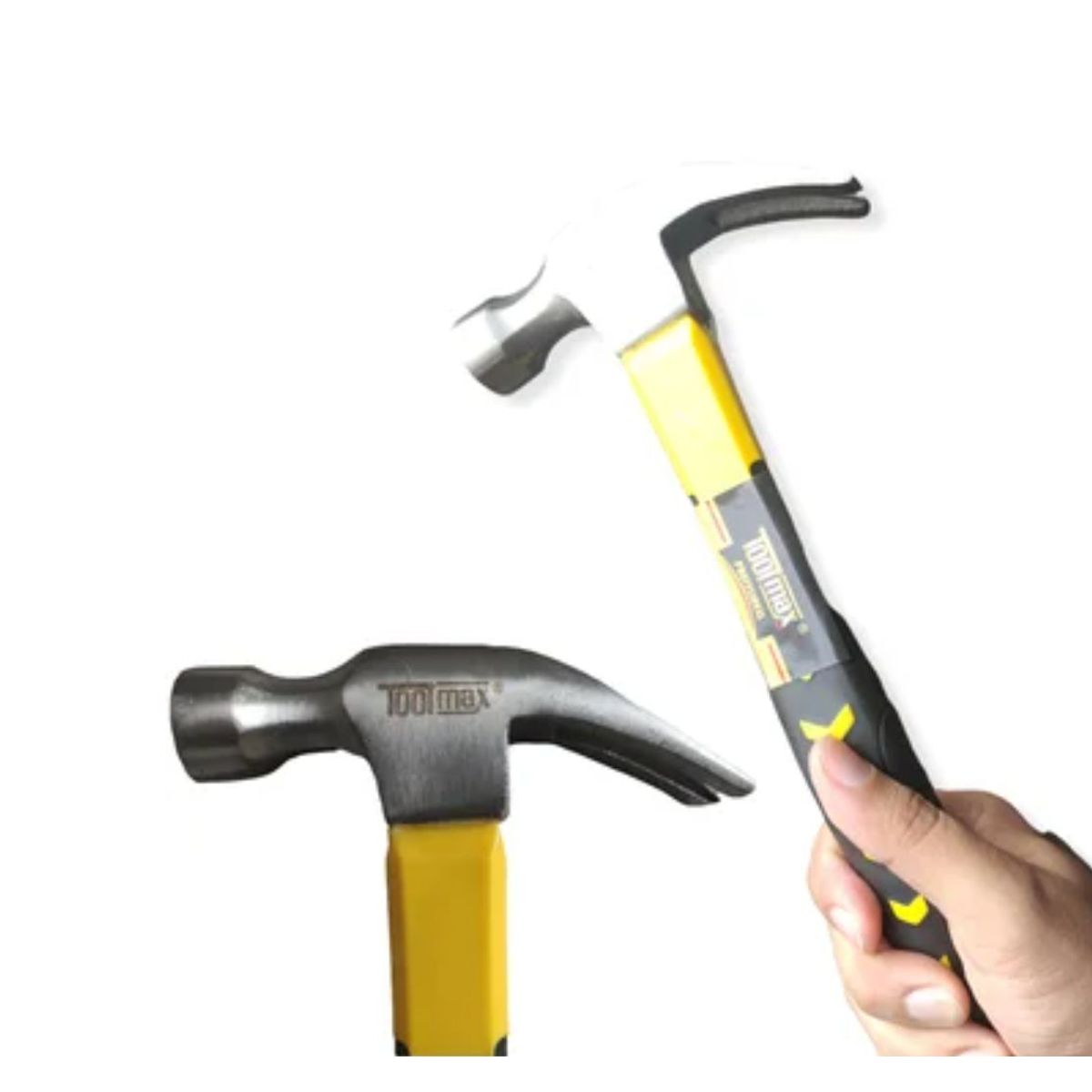 GENERICO - Martillo Pulido de acero alto carbono mango Fibra de Vidrio Toolmax