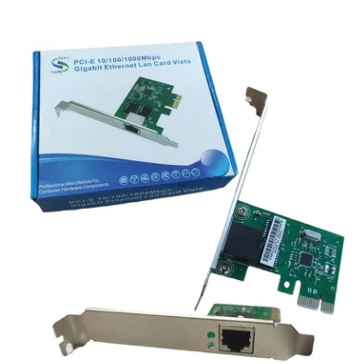 GENERICO - Tarjeta de red interna PCI Express Lan Ethernet puerto rj45 101001000