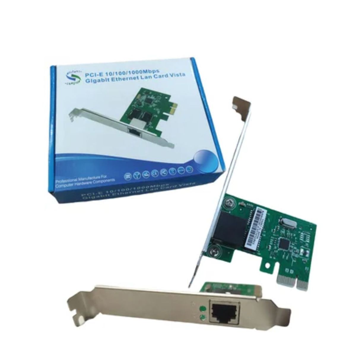 GENERICO - Tarjeta de red interna PCI Express Lan Ethernet puerto rj45 101001000