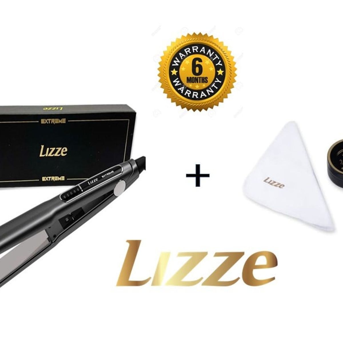 LIZZE - Lizze Pack Plancha Profesional Extreme  Kit Pulimento Titanium.