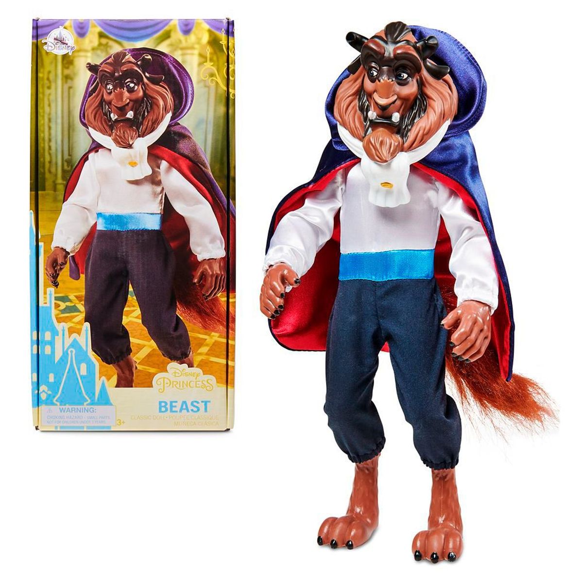 DISNEY - Muñeco Disney Store Príncipe Clásico Bestia