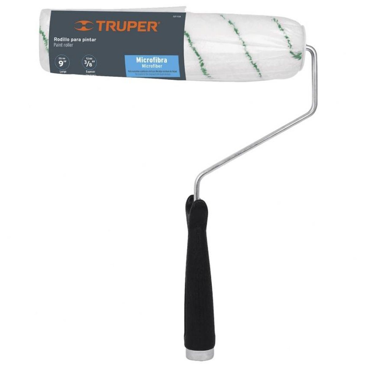 TRUPER - Rodillo pintor antigotas 9 pulgadas fino acabado truper